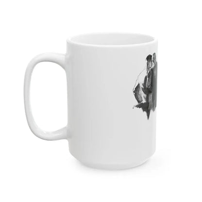 Getaway Money, Liberty magazine, February 16, 1935 - White Coffee Mug - Go Mug Yourself