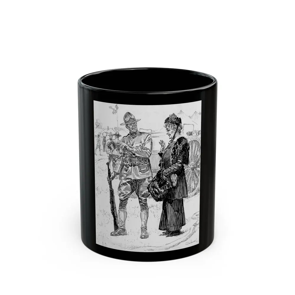 Getting Down to Brass Tactics, c. 1917 - Black Coffee Mug-11oz-Go Mug Yourself