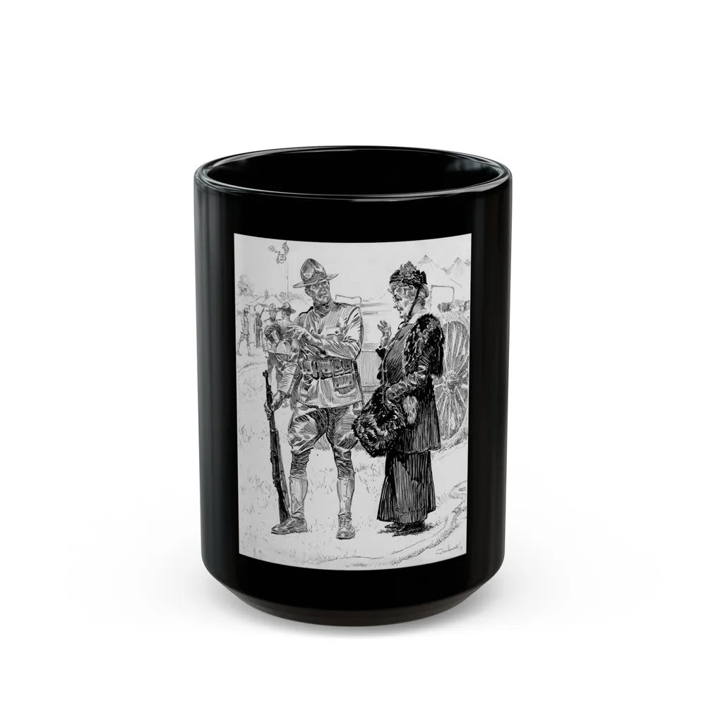 Getting Down to Brass Tactics, c. 1917 - Black Coffee Mug-15oz-Go Mug Yourself