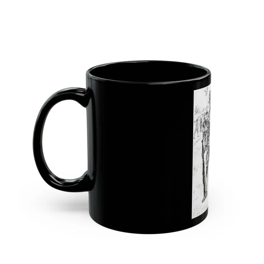 Getting Down to Brass Tactics, c. 1917 - Black Coffee Mug-Go Mug Yourself