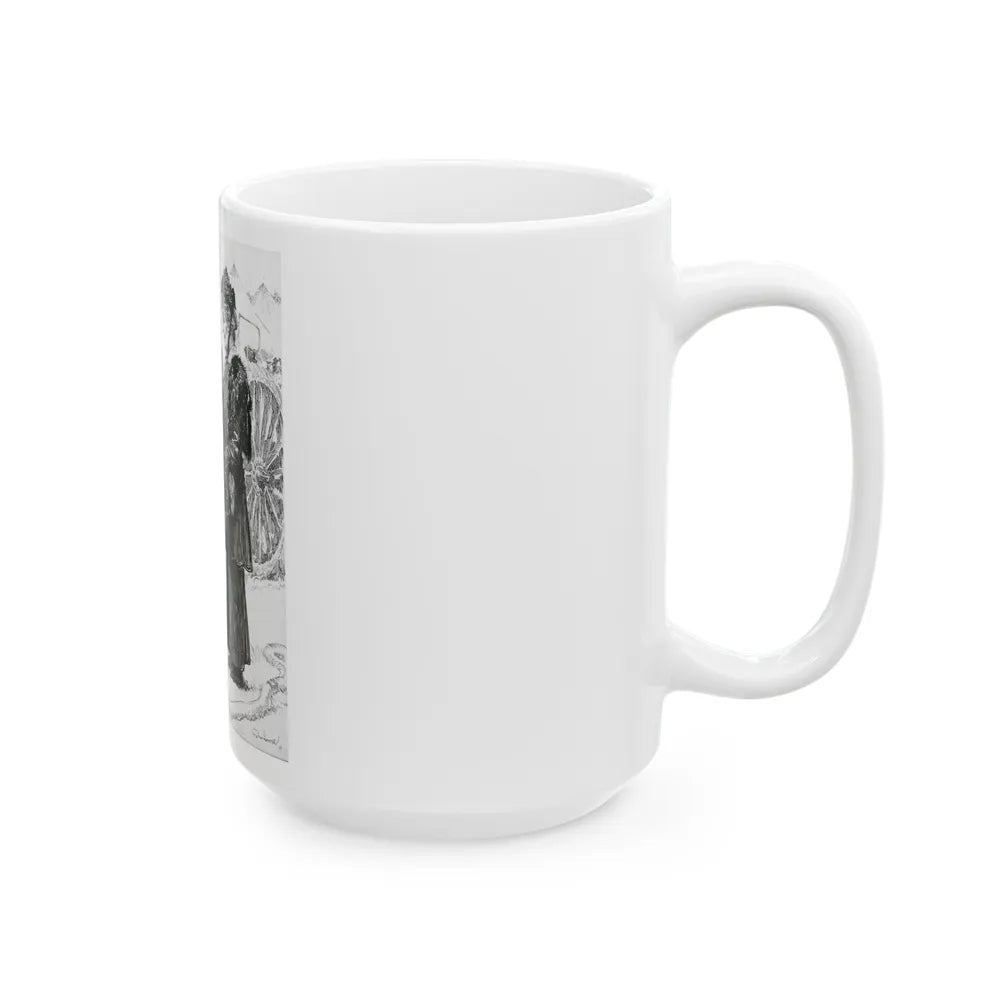 Getting Down to Brass Tactics, c. 1917 - White Coffee Mug-Go Mug Yourself