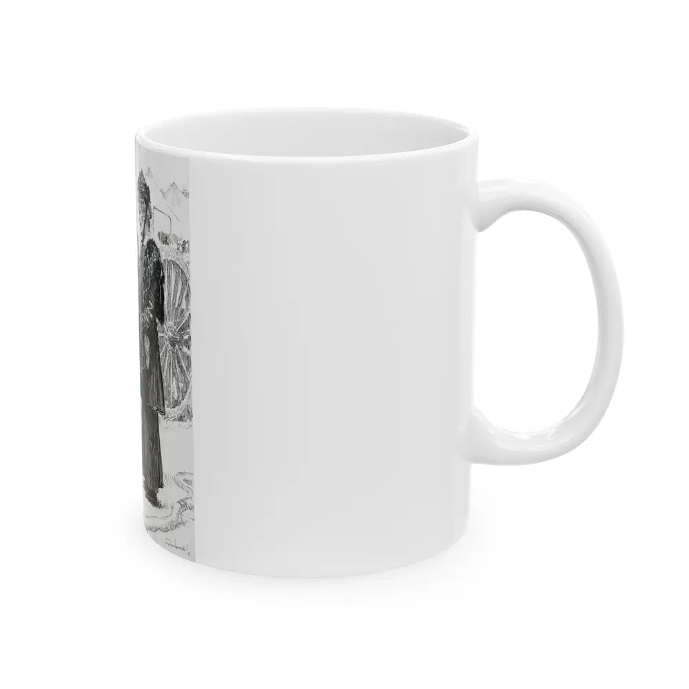 Getting Down to Brass Tactics, c. 1917 - White Coffee Mug-Go Mug Yourself