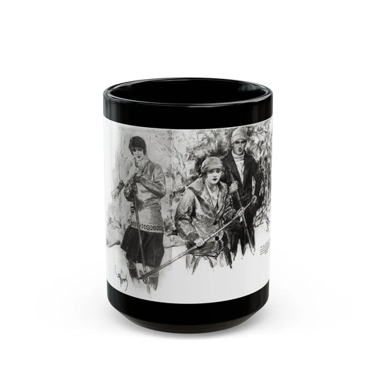 Getting Married (1), Redbook magazine, December 1926 - Black Coffee Mug-15oz-Go Mug Yourself