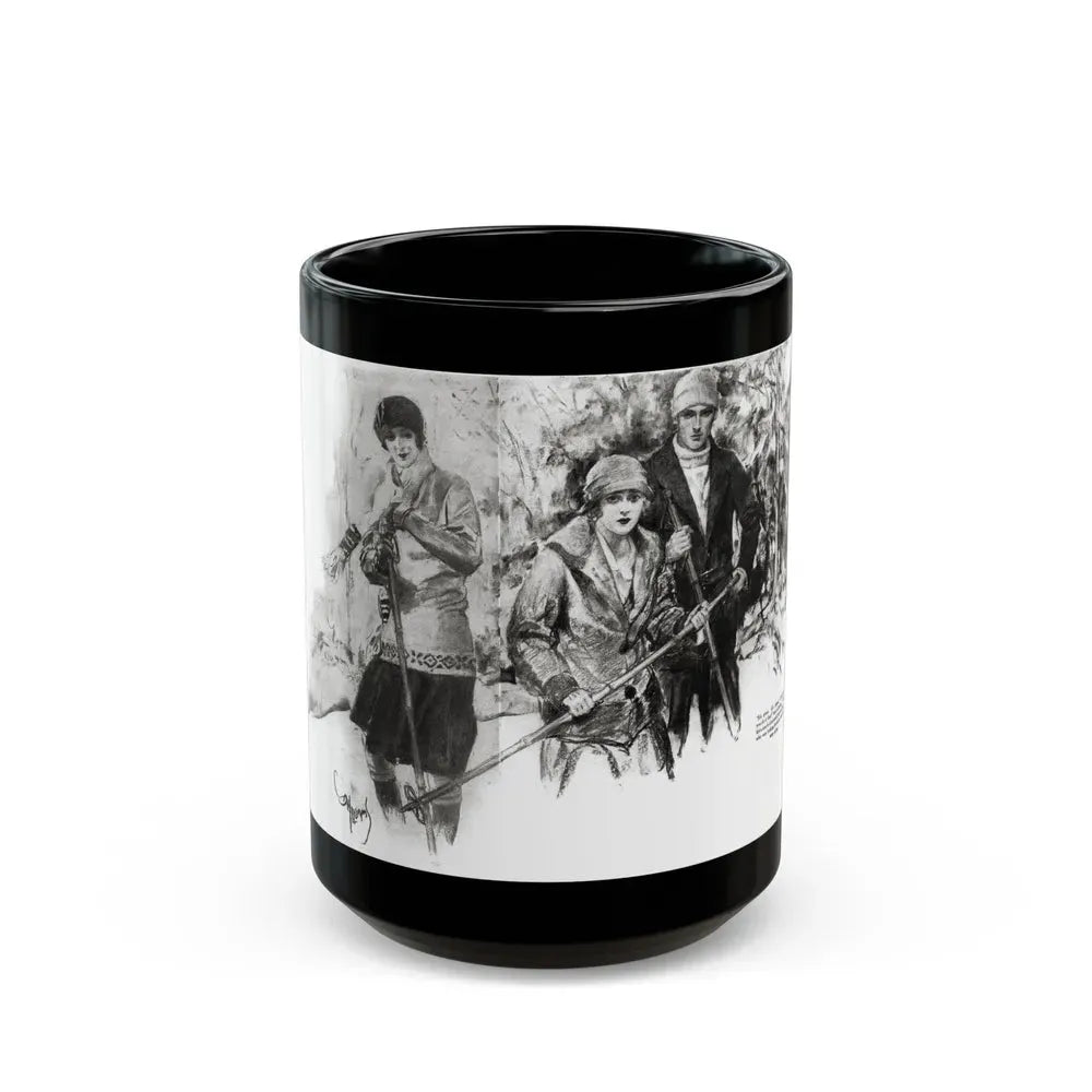 Getting Married (1), Redbook magazine, December 1926 - Black Coffee Mug 15oz - Go Mug Yourself