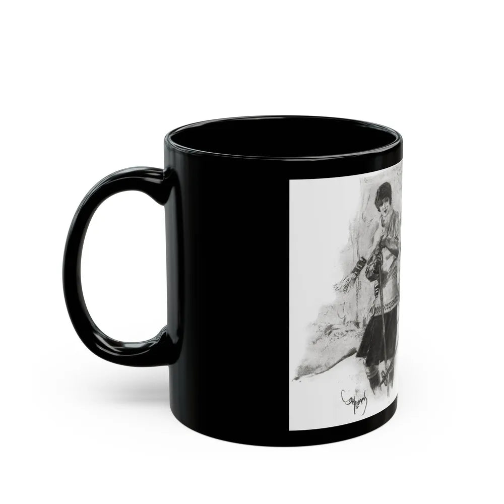 Getting Married (1), Redbook magazine, December 1926 - Black Coffee Mug-Go Mug Yourself