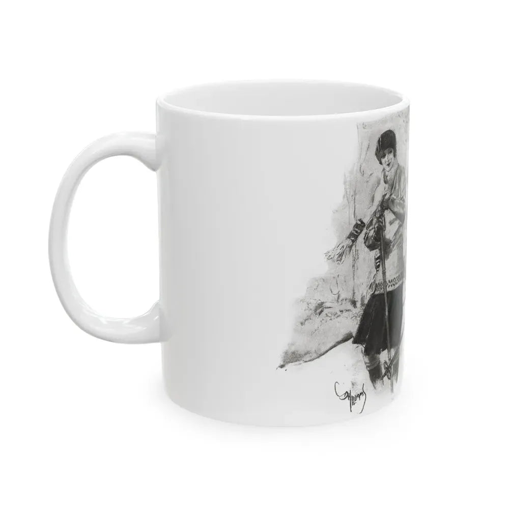 Getting Married (1), Redbook magazine, December 1926 - White Coffee Mug - Go Mug Yourself