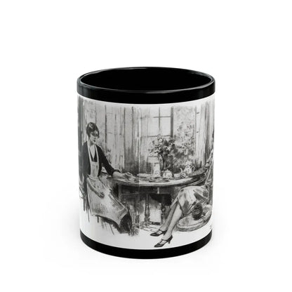 Getting Married (2), Redbook magazine, December 1926 - Black Coffee Mug 11oz - Go Mug Yourself