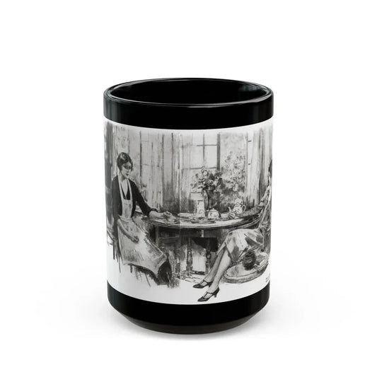 Getting Married (2), Redbook magazine, December 1926 - Black Coffee Mug 15oz - Go Mug Yourself