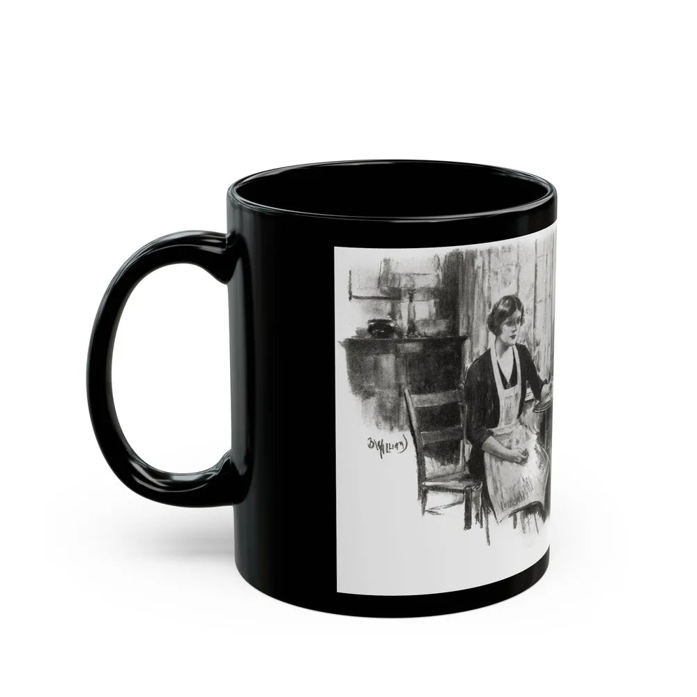 Getting Married (2), Redbook magazine, December 1926 - Black Coffee Mug-Go Mug Yourself