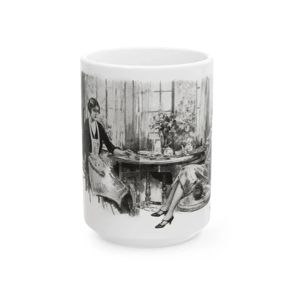 Getting Married (2), Redbook magazine, December 1926 - White Coffee Mug 15oz - Go Mug Yourself