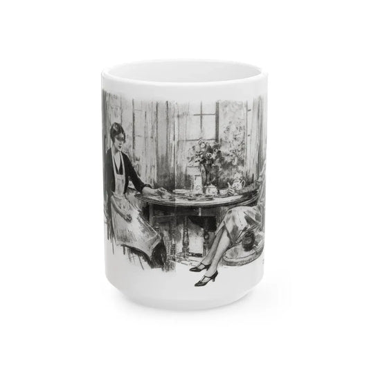 Getting Married (2), Redbook magazine, December 1926 - White Coffee Mug 15oz - Go Mug Yourself