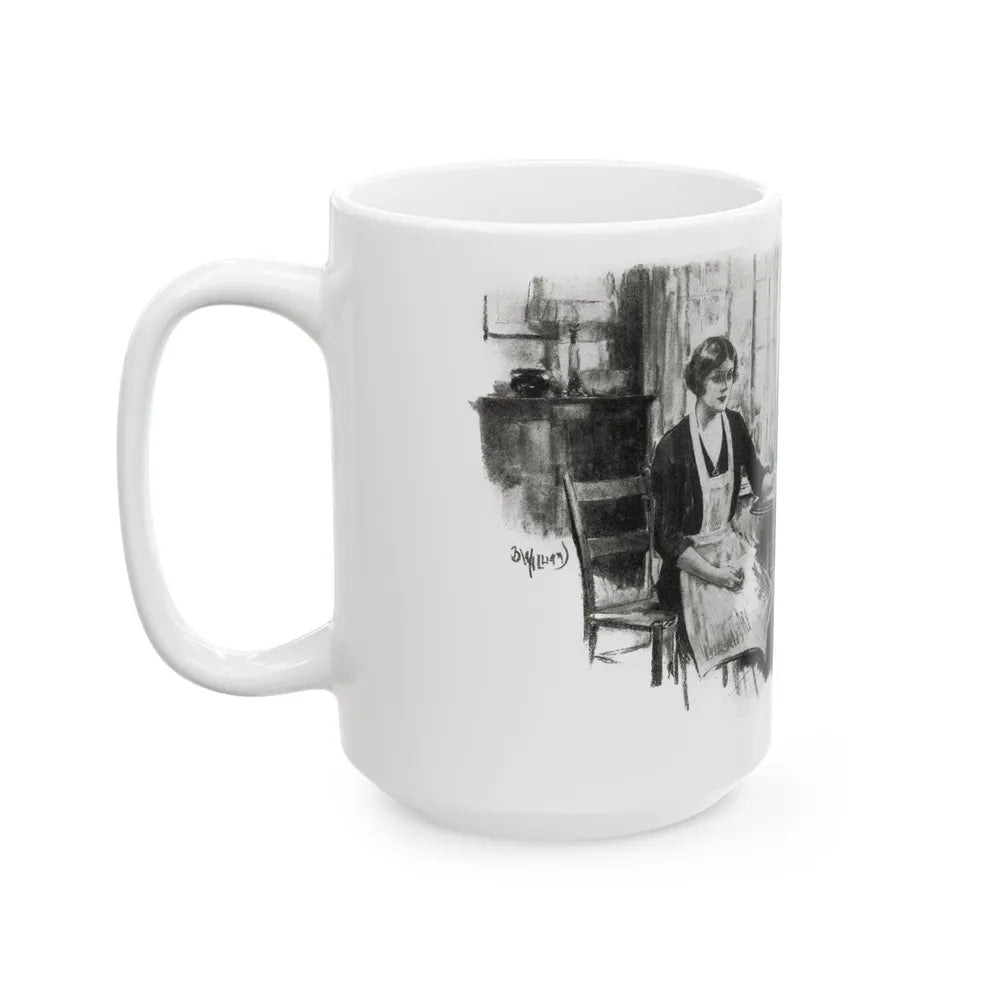 Getting Married (2), Redbook magazine, December 1926 - White Coffee Mug-Go Mug Yourself