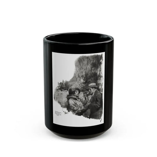 Getting Married (3), Redbook magazine, December 1926 - Black Coffee Mug 15oz - Go Mug Yourself