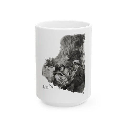 Getting Married (3), Redbook magazine, December 1926 - White Coffee Mug 15oz - Go Mug Yourself