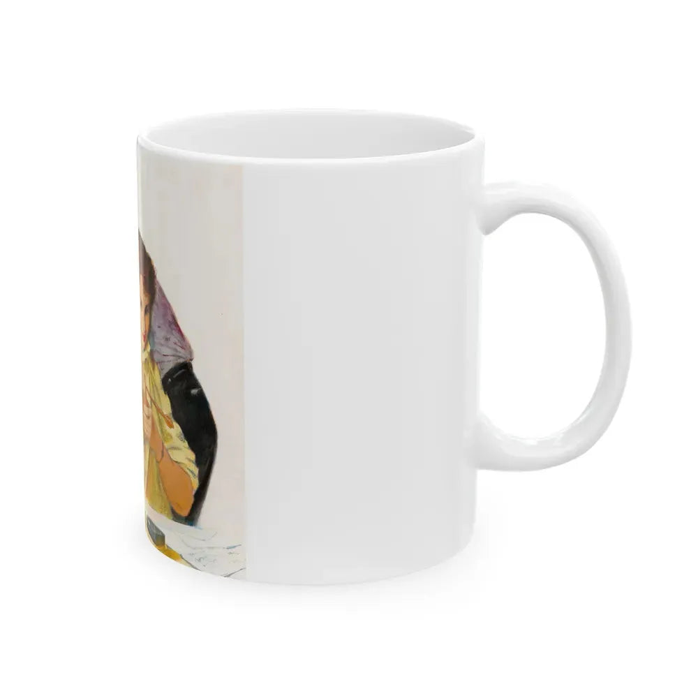 Getting Ready for a Night on the Town - White Coffee Mug - Go Mug Yourself