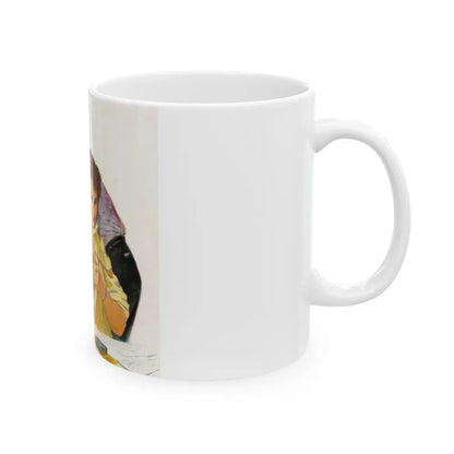 Getting Ready for a Night on the Town - White Coffee Mug - Go Mug Yourself