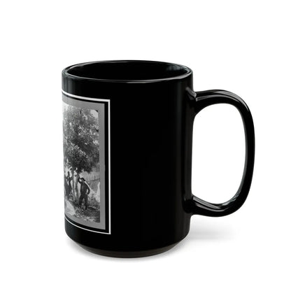 Gettysburg Camp Of Captain Huft (U.S. Civil War) Black Coffee Mug-Go Mug Yourself