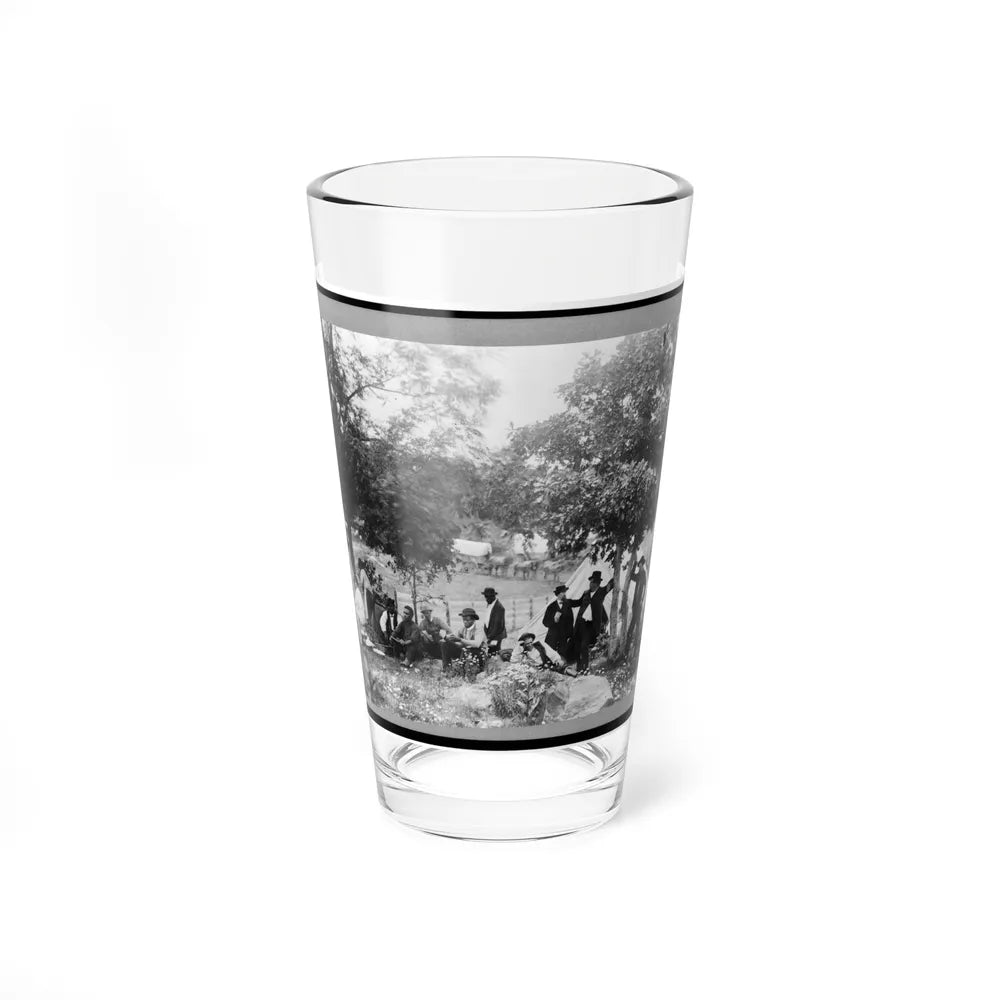 Gettysburg Camp Of Captain Huft (U.S. Civil War) Pint Glass 16oz-16oz-Go Mug Yourself