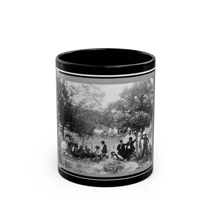 Gettysburg Camp Of Captain Huft (U.S. Civil War) Black Coffee Mug 11oz - Go Mug Yourself