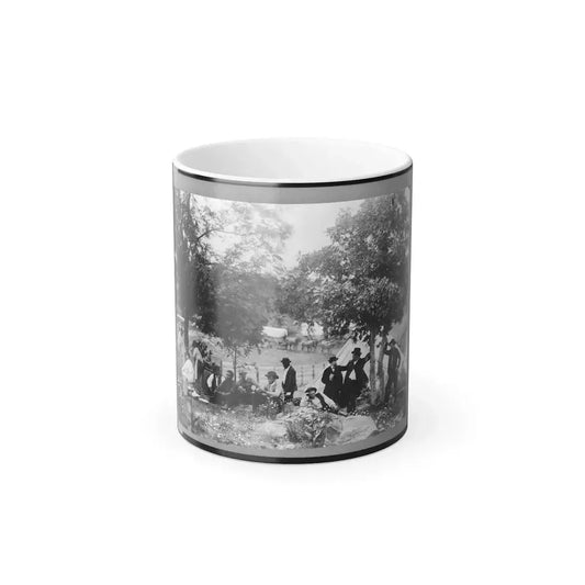 Gettysburg Camp of Captain Huft (U.S. Civil War) Color Changing Coffee Mug 11oz Default Title 11oz - Go Mug Yourself