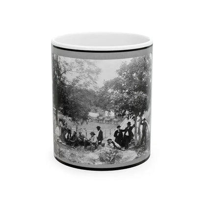Gettysburg Camp Of Captain Huft (U.S. Civil War) White Coffee Mug 11oz - Go Mug Yourself
