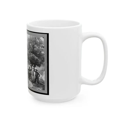 Gettysburg Camp Of Captain Huft (U.S. Civil War) White Coffee Mug - Go Mug Yourself