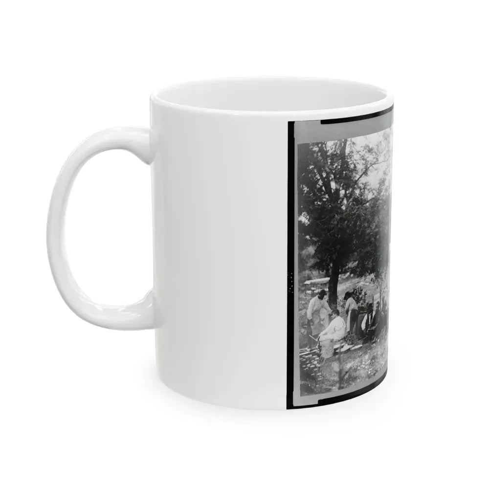 Gettysburg Camp Of Captain Huft (U.S. Civil War) White Coffee Mug - Go Mug Yourself