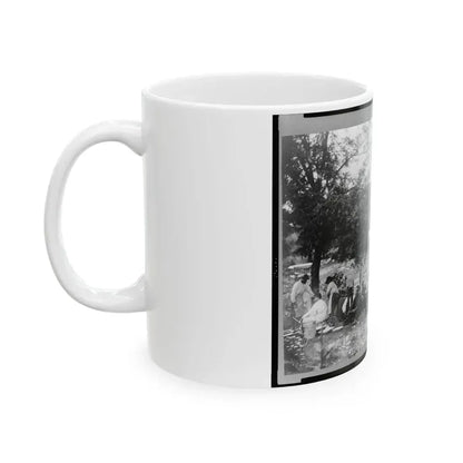 Gettysburg Camp Of Captain Huft (U.S. Civil War) White Coffee Mug - Go Mug Yourself