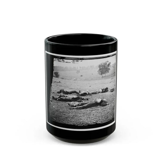 Gettysburg, Pa. Bodies Of Federal Soldiers, Killed On July 1, Near The Mcpherson Woods (U.S. Civil War) Black Coffee Mug 15oz - Go Mug Yourself