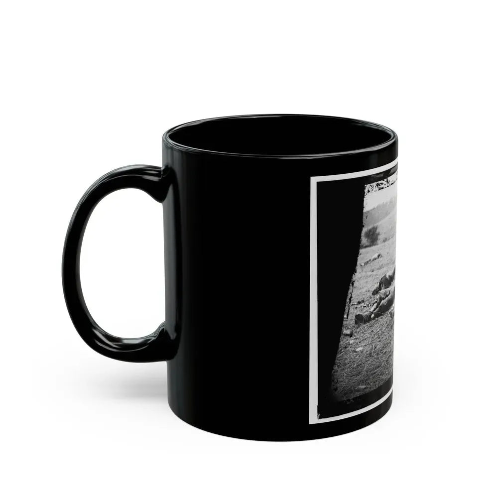 Gettysburg, Pa. Bodies Of Federal Soldiers, Killed On July 1, Near The Mcpherson Woods (U.S. Civil War) Black Coffee Mug - Go Mug Yourself