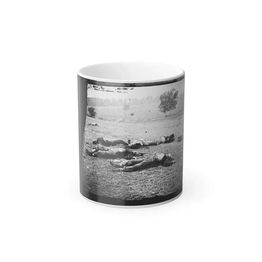 Gettysburg, Pa. Bodies of Federal Soldiers, Killed on July 1, Near the Mcpherson Woods (U.S. Civil War) Color Changing Coffee Mug 11oz Default Title 11oz - Go Mug Yourself