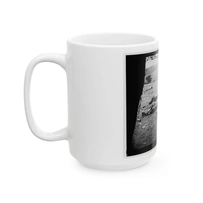 Gettysburg, Pa. Bodies Of Federal Soldiers, Killed On July 1, Near The Mcpherson Woods (U.S. Civil War) White Coffee Mug - Go Mug Yourself