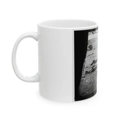 Gettysburg, Pa. Bodies Of Federal Soldiers, Killed On July 1, Near The Mcpherson Woods (U.S. Civil War) White Coffee Mug - Go Mug Yourself