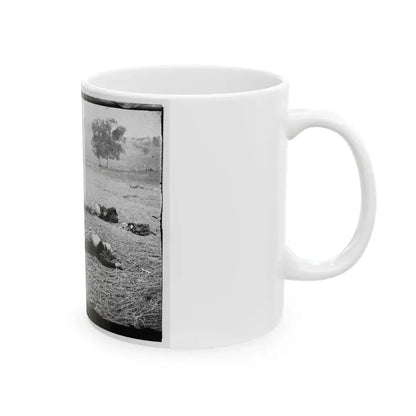 Gettysburg, Pa. Bodies Of Federal Soldiers, Killed On July 1, Near The Mcpherson Woods (U.S. Civil War) White Coffee Mug - Go Mug Yourself