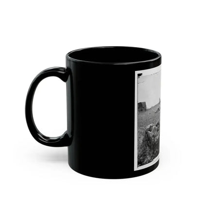 Gettysburg, Pa. Confederate Dead Gathered For Burial At The Edge Of The Rose Woods, July 5, 1863 (U.S. Civil War) Black Coffee Mug - Go Mug Yourself