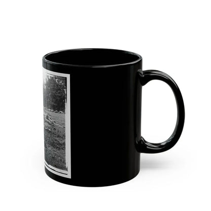 Gettysburg, Pa. Confederate Dead Gathered For Burial At The Edge Of The Rose Woods, July 5, 1863 (U.S. Civil War) Black Coffee Mug - Go Mug Yourself