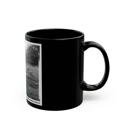 Gettysburg, Pa. Confederate Dead Gathered For Burial At The Edge Of The Rose Woods, July 5, 1863 (U.S. Civil War) Black Coffee Mug - Go Mug Yourself