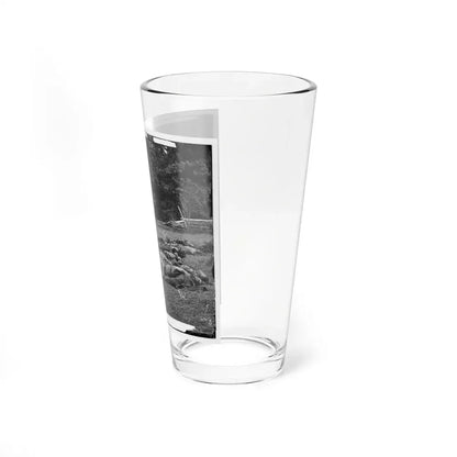 Gettysburg, Pa. Confederate Dead Gathered For Burial At The Southwestern Edge Of The Rose Woods, July 5, 1863 (U.S. Civil War) Pint Glass 16oz - Go Mug Yourself