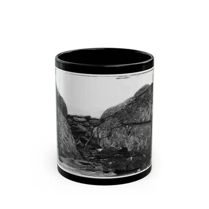 Gettysburg, Pa. Dead Confederate Soldier In Devil's Den (U.S. Civil War) Black Coffee Mug 11oz - Go Mug Yourself