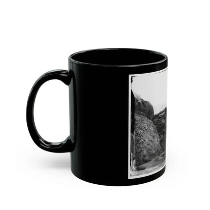 Gettysburg, Pa. Dead Confederate Soldier In Devil's Den (U.S. Civil War) Black Coffee Mug - Go Mug Yourself
