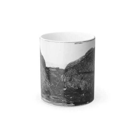 Gettysburg, Pa. Dead Confederate Soldier in Devil's Den (U.S. Civil War) Color Changing Coffee Mug 11oz Default Title 11oz - Go Mug Yourself