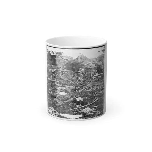 Gettysburg, Pa. Dead Confederate Soldiers in  the Devil's Den (U.S. Civil War) Color Changing Coffee Mug 11oz Default Title 11oz - Go Mug Yourself