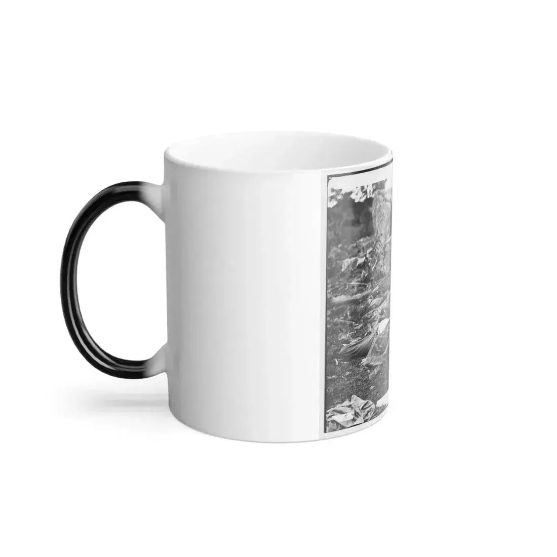 Gettysburg, Pa. Dead Confederate Soldiers in  the Devil's Den (U.S. Civil War) Color Changing Coffee Mug 11oz - Go Mug Yourself