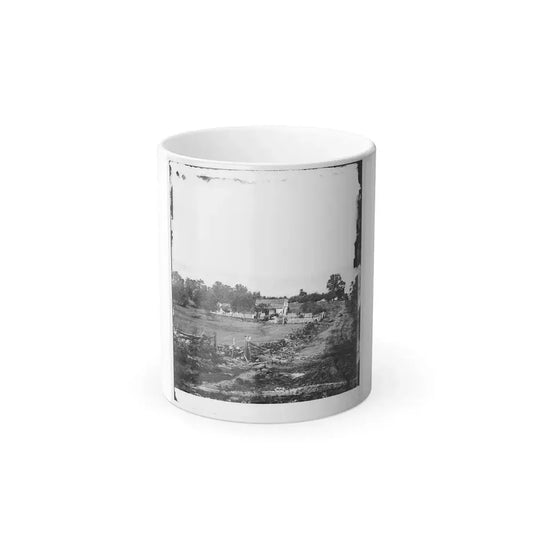 Gettysburg, Pa. Headquarters of Gen. George G. Meade on Cemetery Ridge (U.S. Civil War) Color Changing Coffee Mug 11oz Default Title 11oz - Go Mug Yourself