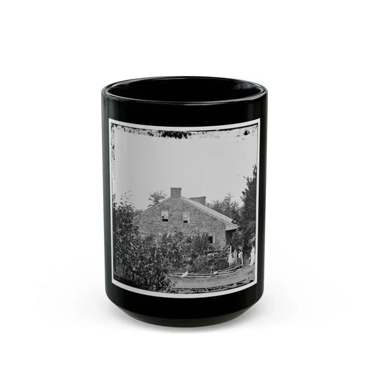 Gettysburg, Pa. Headquarters Of Gen. Robert E. Lee On The Chambersburg Pike (U.S. Civil War) Black Coffee Mug 15oz - Go Mug Yourself