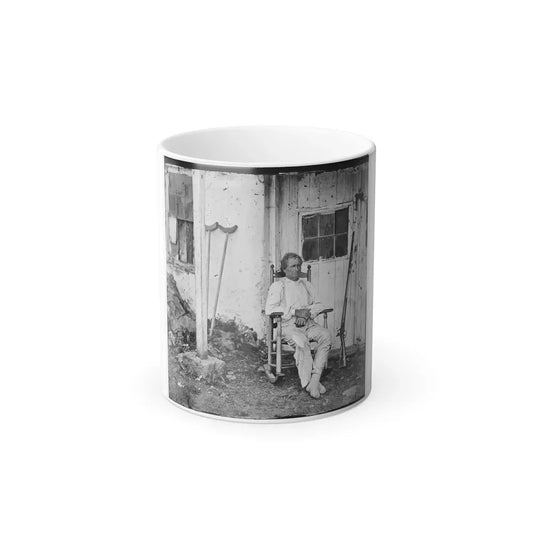 Gettysburg, Pa. John L. Burns, the  Old Hero of Gettysburg,  With Gun and Crutches (U.S. Civil War) Color Changing Coffee Mug 11oz Default Title 11oz - Go Mug Yourself
