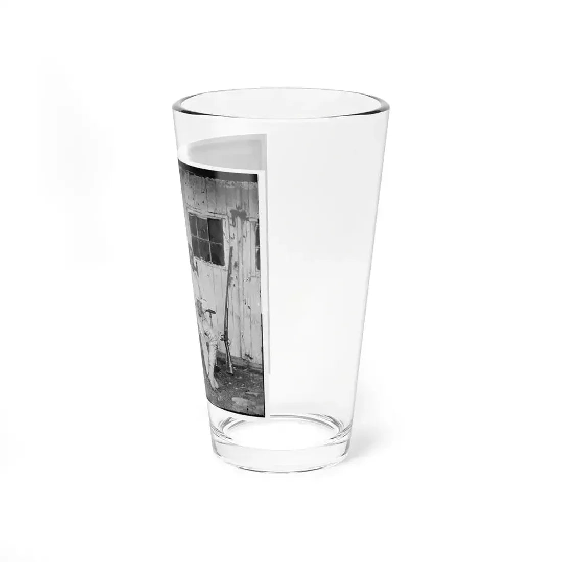 Gettysburg, Pa. John L. Burns, The  Old Hero Of Gettysburg,  With Gun And Crutches (U.S. Civil War) Pint Glass 16oz - Go Mug Yourself
