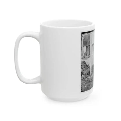 Gettysburg, Pa. John L. Burns, The  Old Hero Of Gettysburg,  With Gun And Crutches (U.S. Civil War) White Coffee Mug - Go Mug Yourself