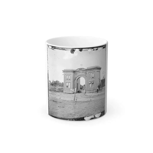 Gettysburg, Pa. The Cemetery Gatehouse (U.S. Civil War) Color Changing Coffee Mug 11oz Default Title 11oz - Go Mug Yourself