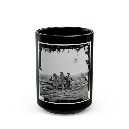 Gettysburg, Pa. Three Confederate Prisoners (U.S. Civil War) Black Coffee Mug 15oz - Go Mug Yourself